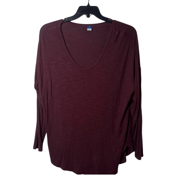 Old Navy Deep Burgundy Blouse - Picture 1 of 4